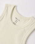 Ribbed Tank Set | Natural, Heathered Marine