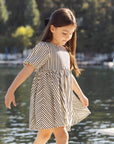 Rose Dress | Wavy Stripe