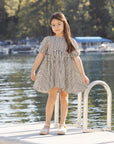 Rose Dress | Wavy Stripe
