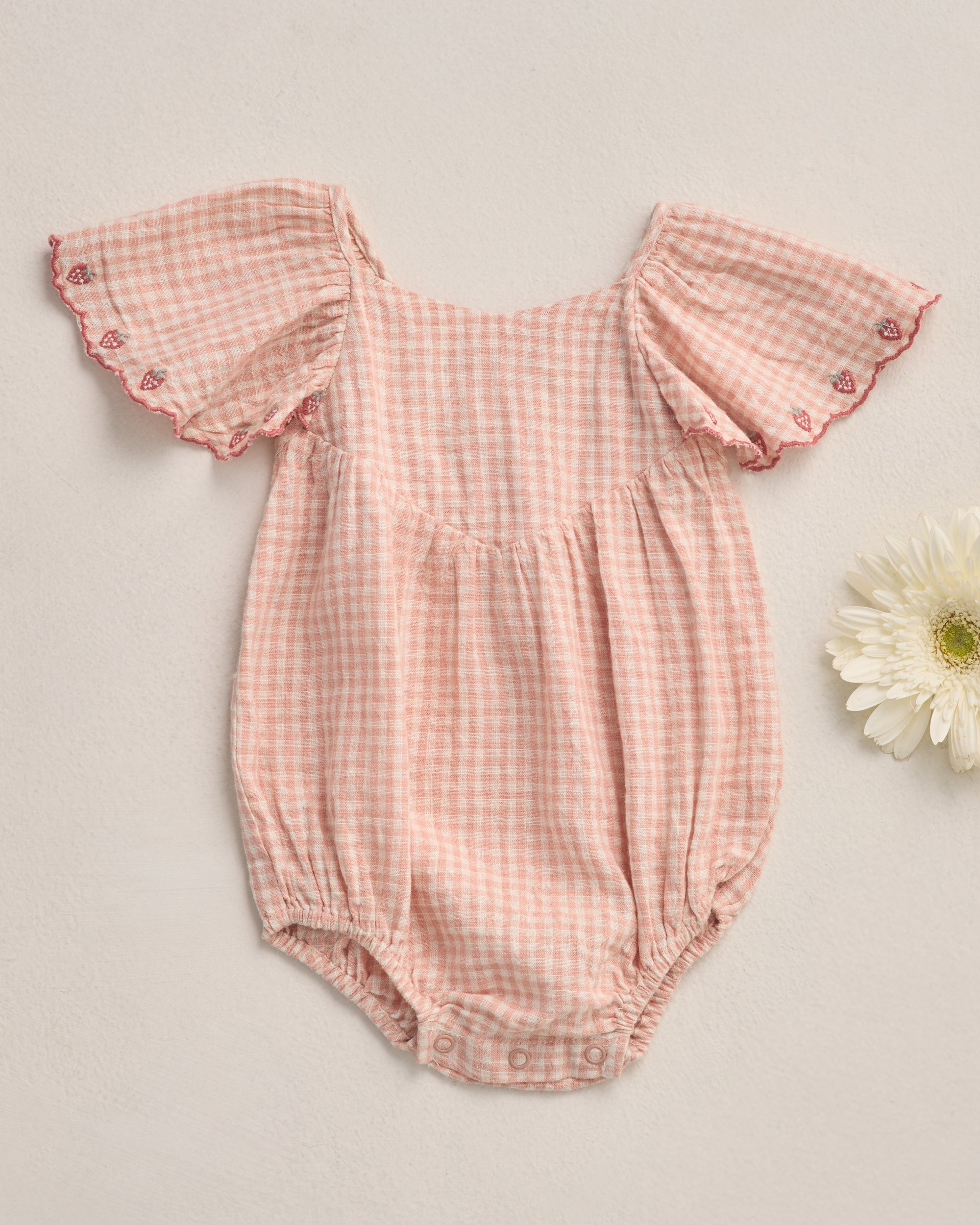 Roxy Romper | Petal Gingham