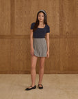 Scallop Tee | Navy