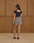 Scallop Tee | Navy