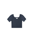 Scallop Tee | Navy