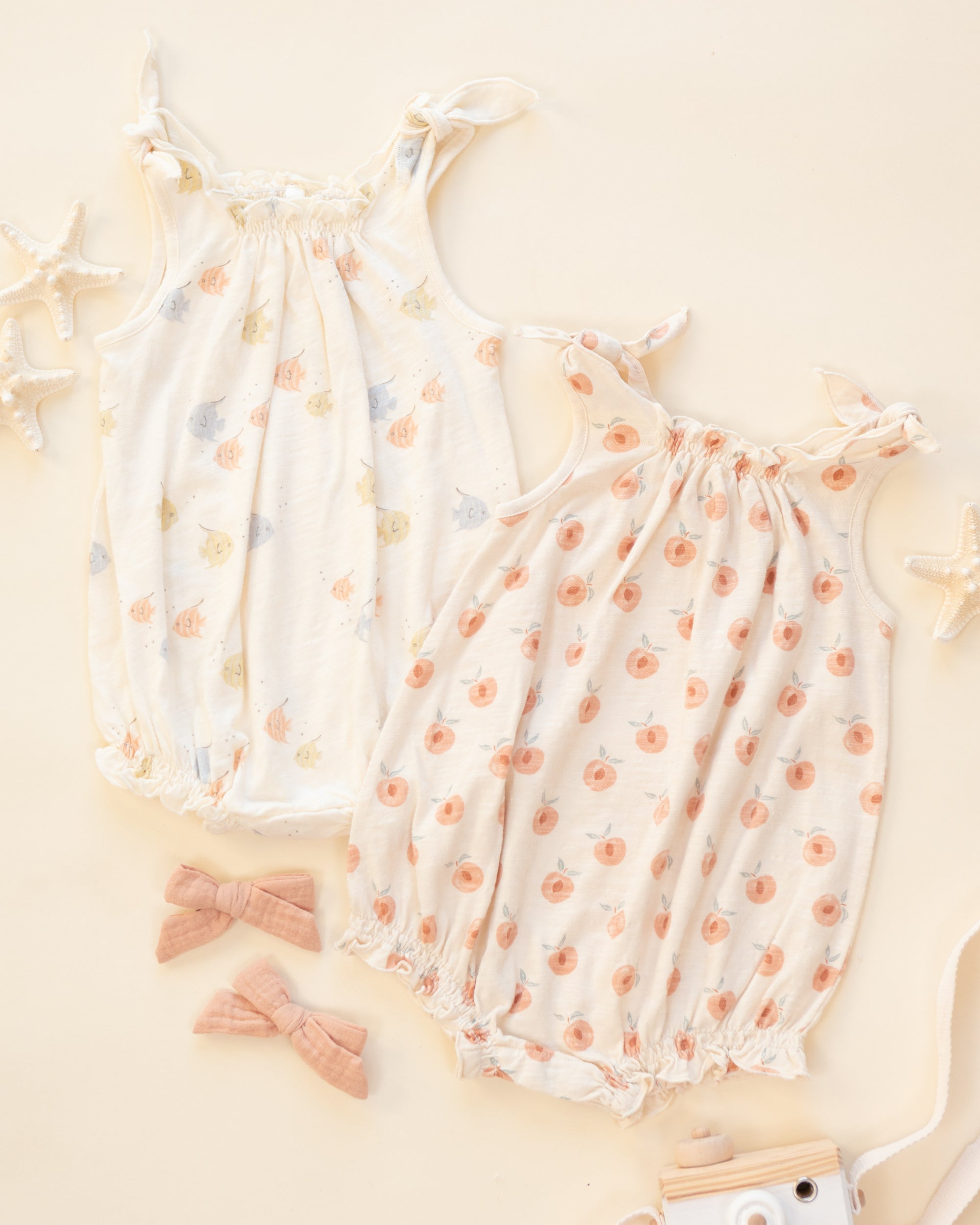 Shoulder Tie Bubble | Peaches