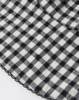Swim Hat | Black Gingham