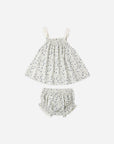 Swing Top & Bloomer Set | Blue Ditsy