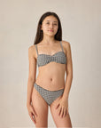Teen Cardiff Bikini Set | Black Gingham