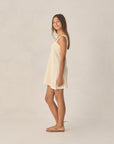 Teen Crochet Tank Mini Dress | Natural