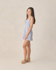 Teen Crochet Tank Mini Dress | Periwinkle