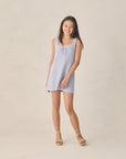 Teen Crochet Tank Mini Dress | Periwinkle