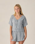 Teen Juniper Set | Marine Gingham