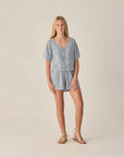 Teen Juniper Set | Marine Gingham