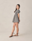 Teen Louise Dress | Black Gingham