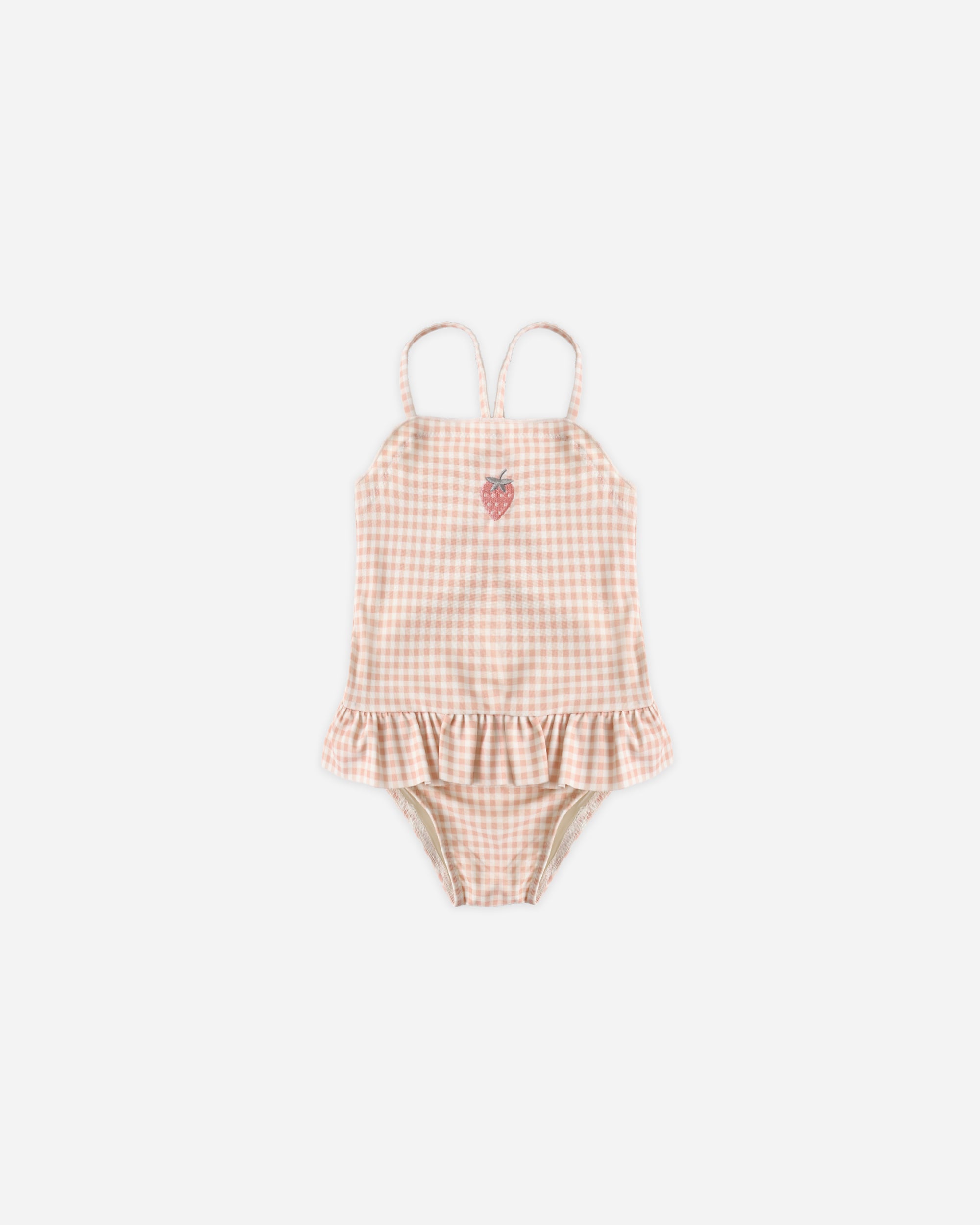 Tori Skirted One-Piece | Petal Gingham