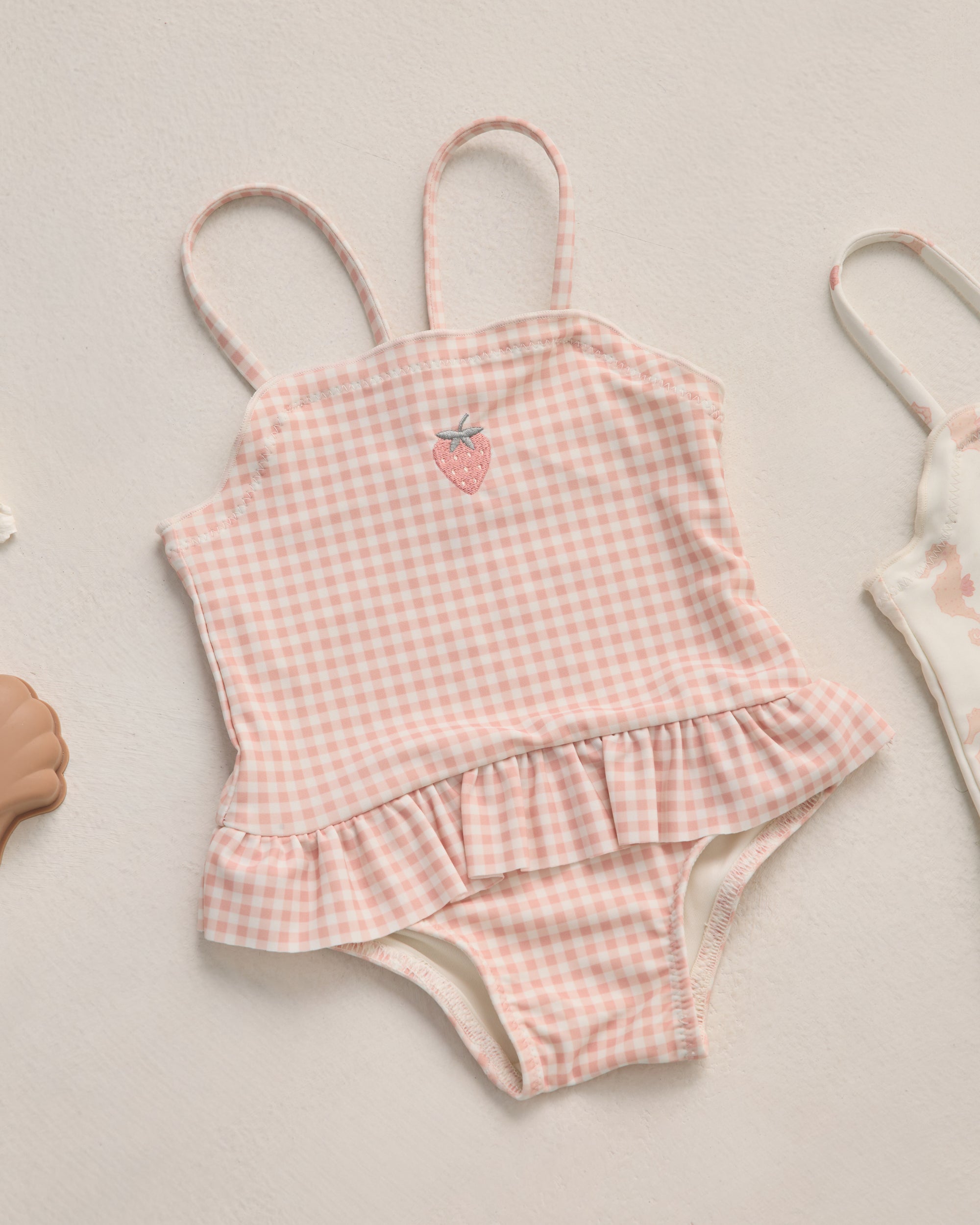 Tori Skirted One-Piece | Petal Gingham