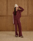 Track Pant | Burgundy