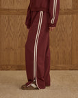 Track Pant | Burgundy
