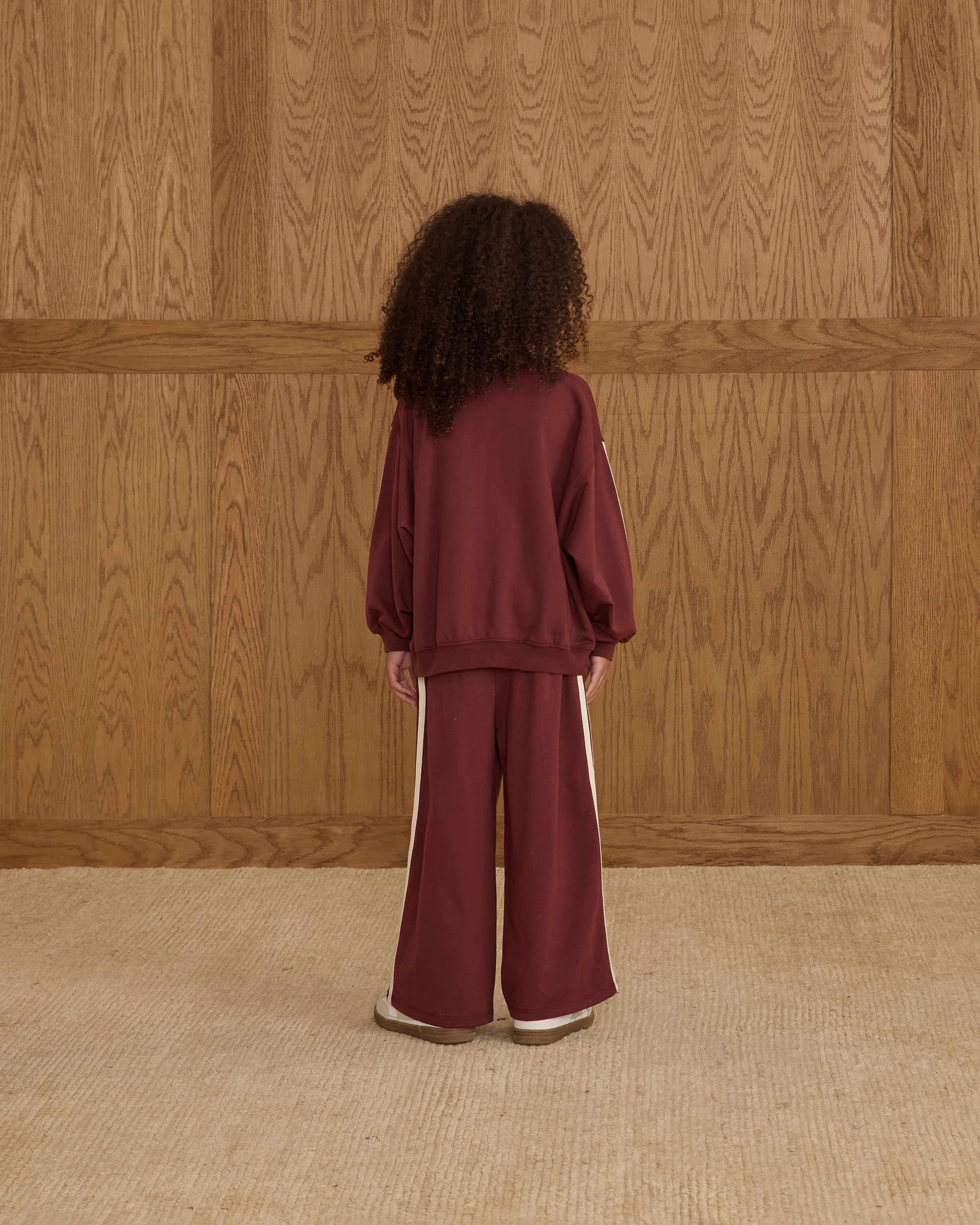 Oversized Sweatshirt | Burgundy