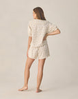 Womens Delilah Pajama Set | Pastel Garden