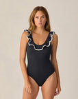 Womens Margaret One-Piece | Black