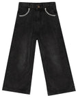 Straight Leg Pant | Washed Black