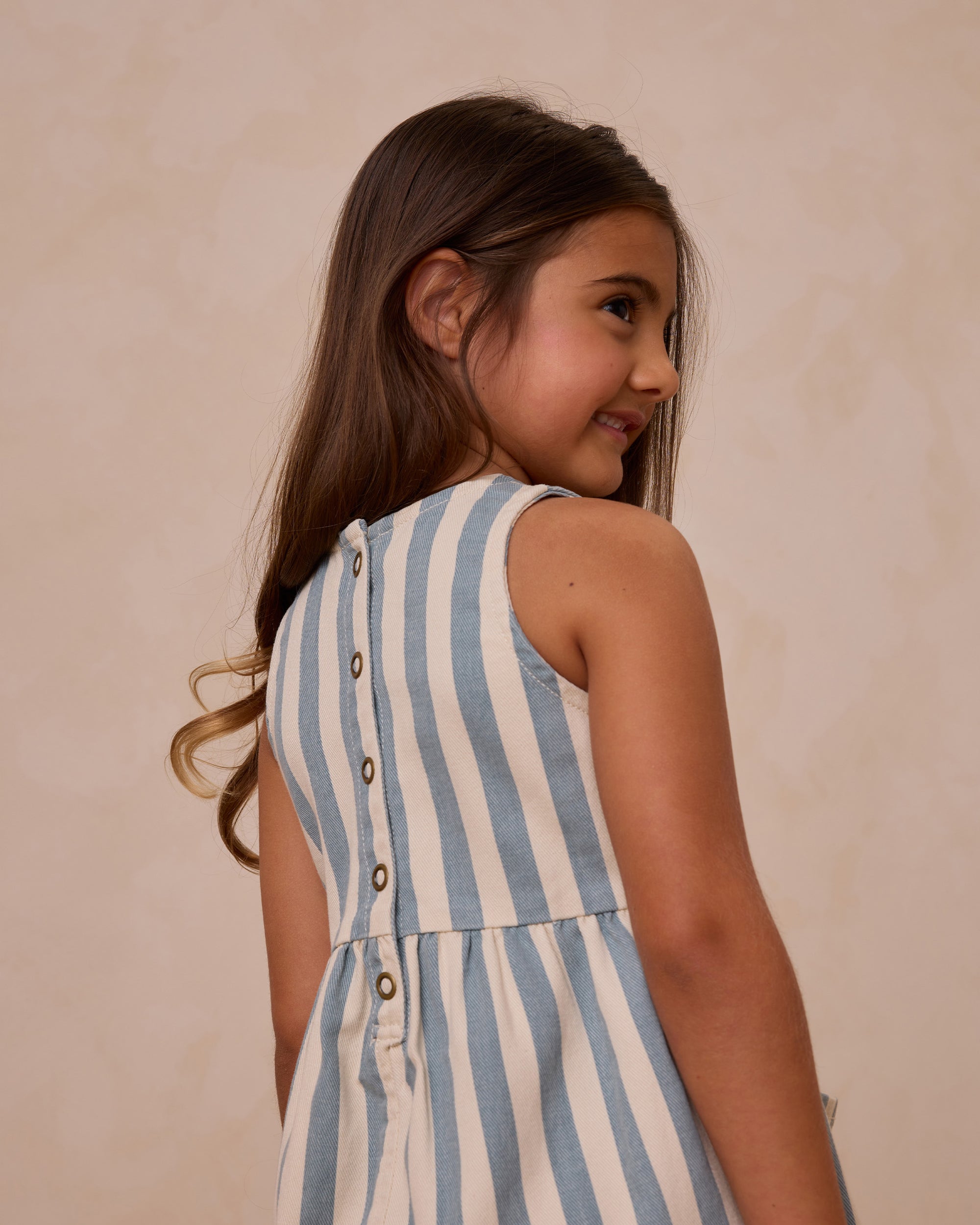 RyleeCru | SS25 D3 | Dani Romper | Ocean Stripe 