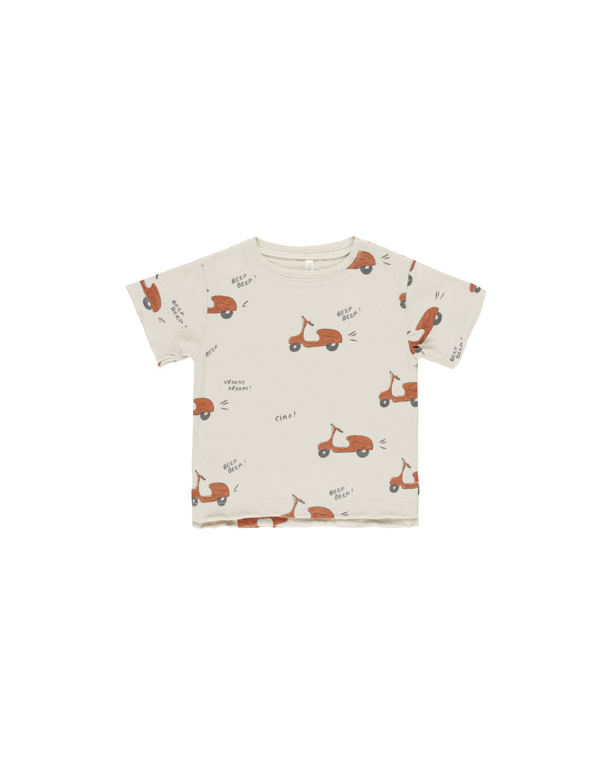 RyleeCru | SS25 D3 | Raw Edge Tee | Moped 