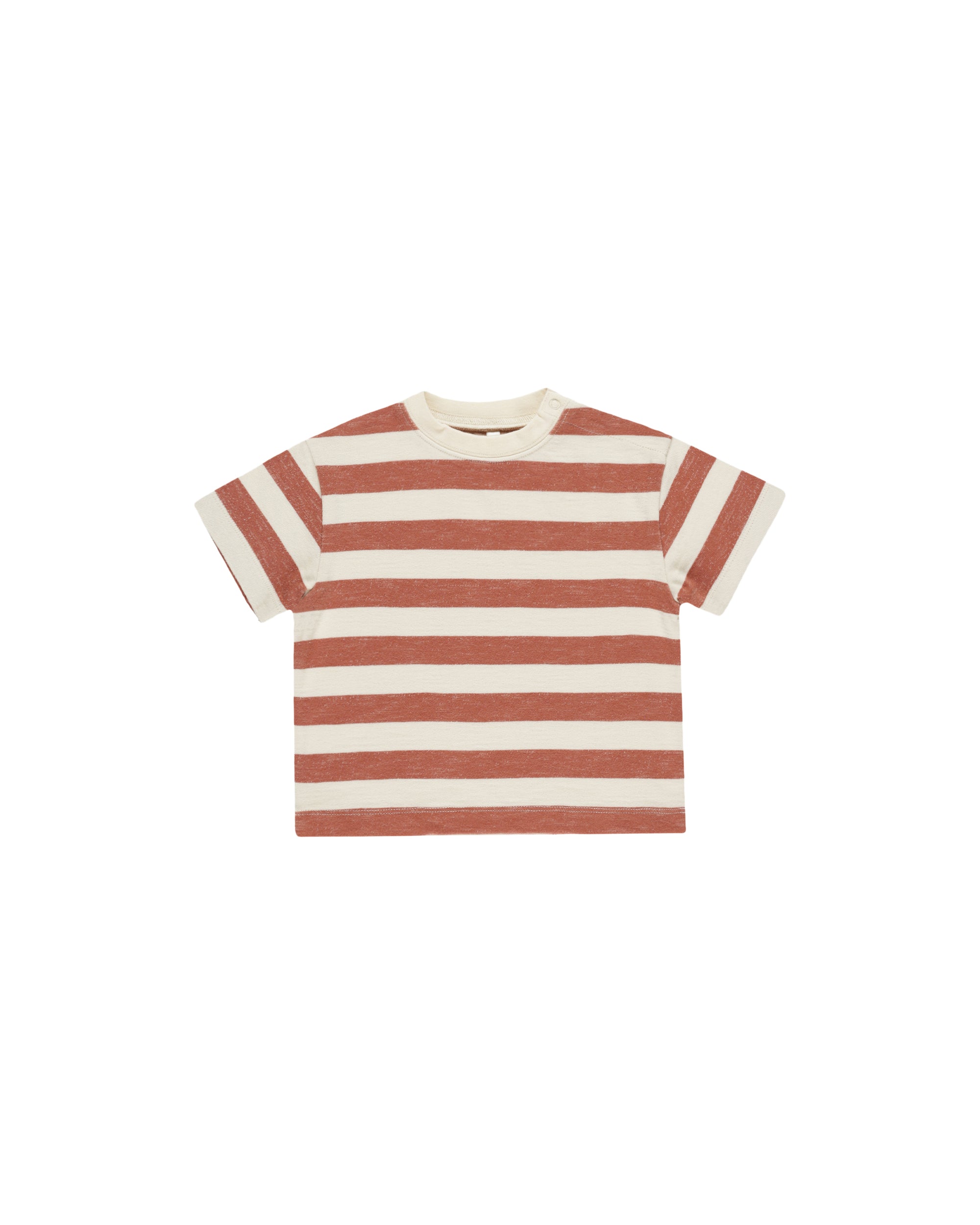 RyleeCru | SS25 D3 | Relaxed Tee | Poppy Stripe 
