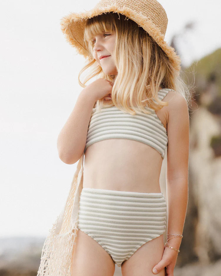 Rylee+Cru | Brently Bikini | Sage Stripe 