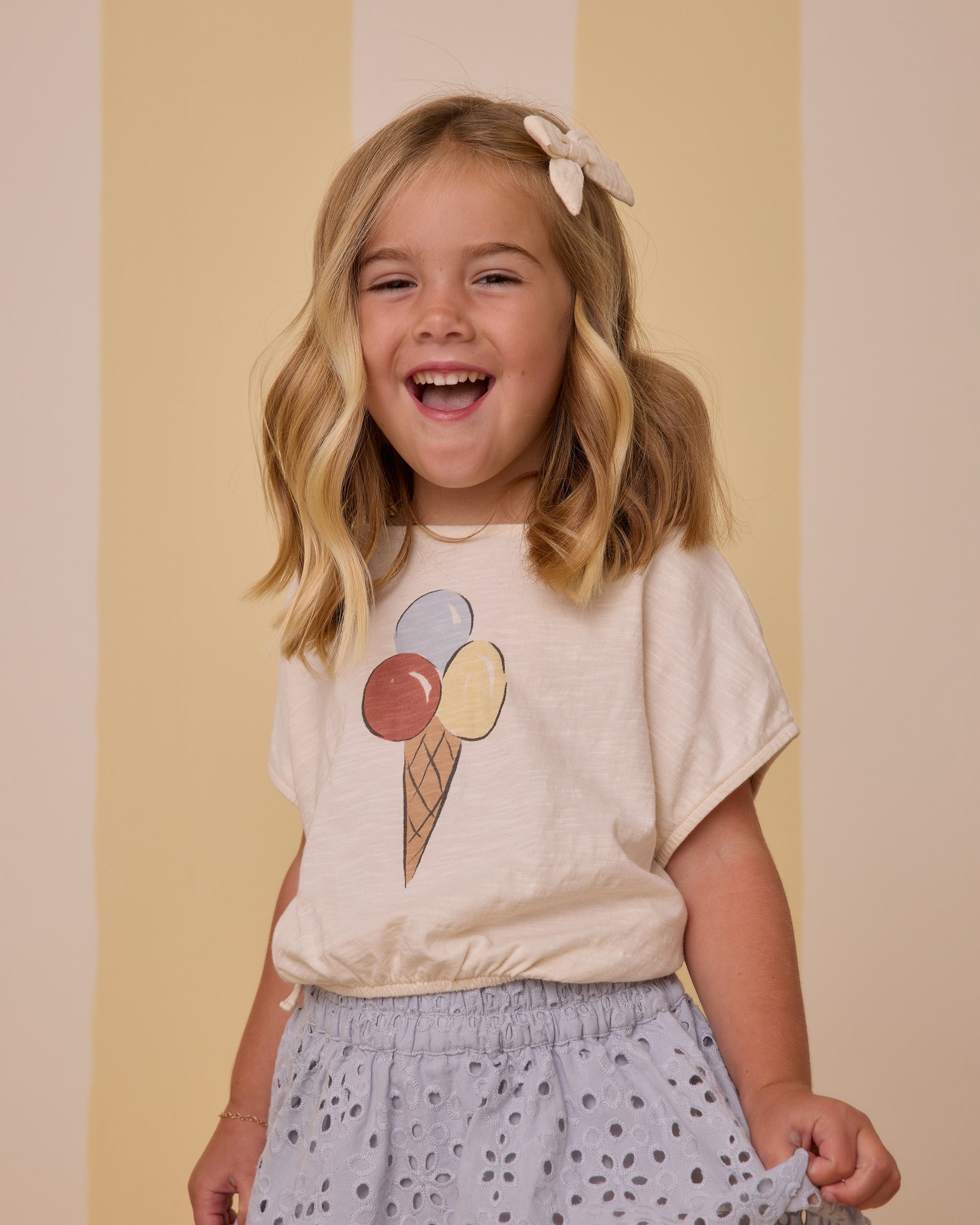 Rylee+Cru | Cropped Cinched Tee | Gelato 