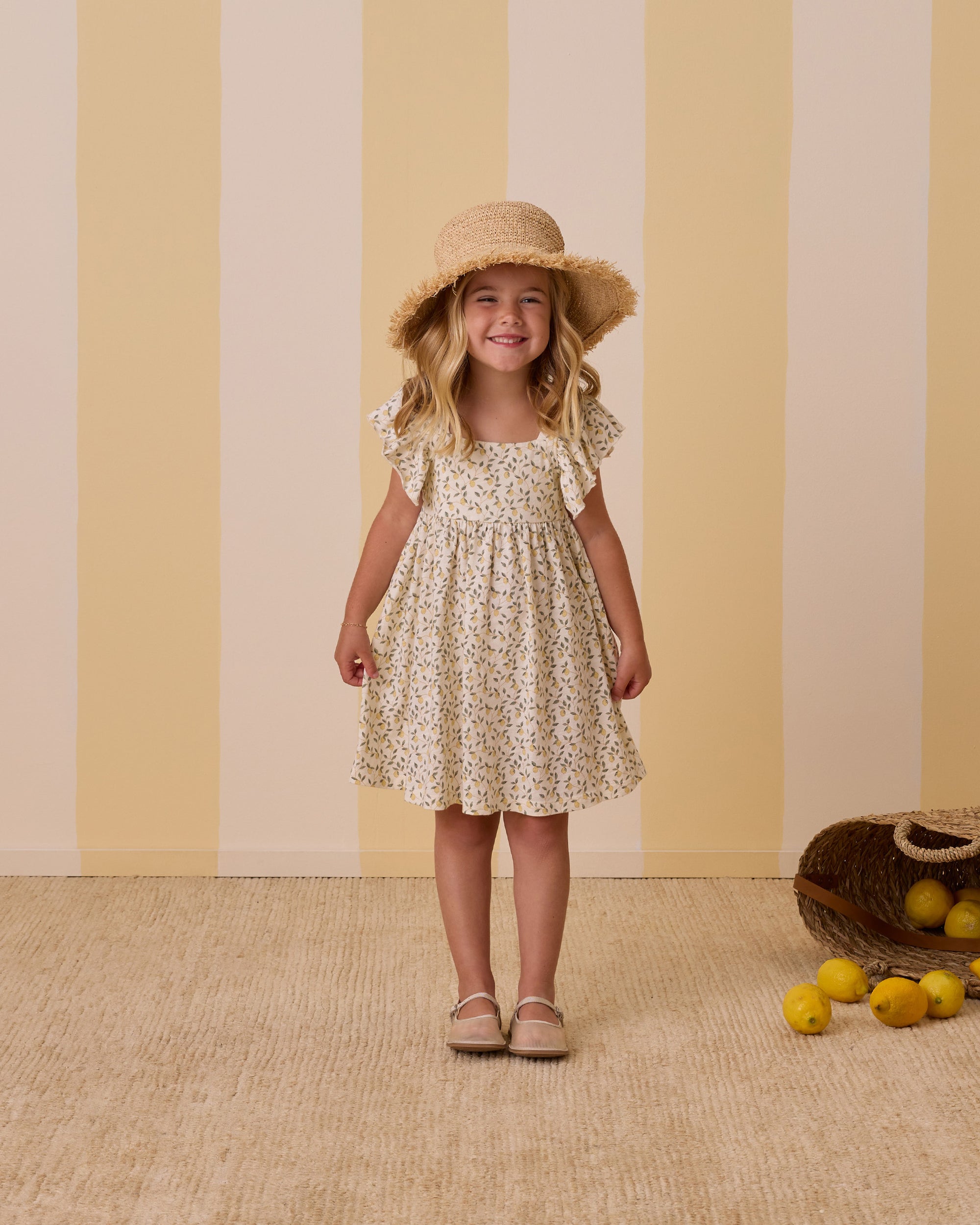 Rylee+Cru | Mariposa Dress | Lemons 