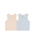 Rylee+Cru | PXP | Ribbed Tank Set | Shell, Light Blue 