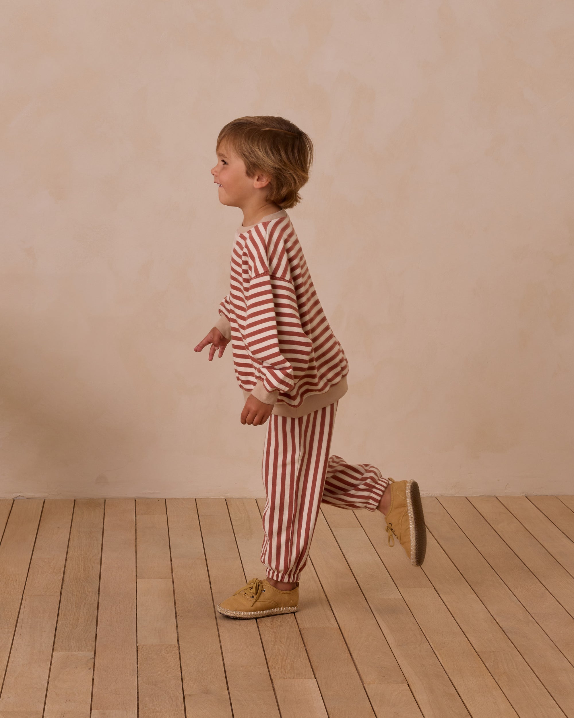 Rylee+Cru | Relaxed Jogger | Poppy Stripe 