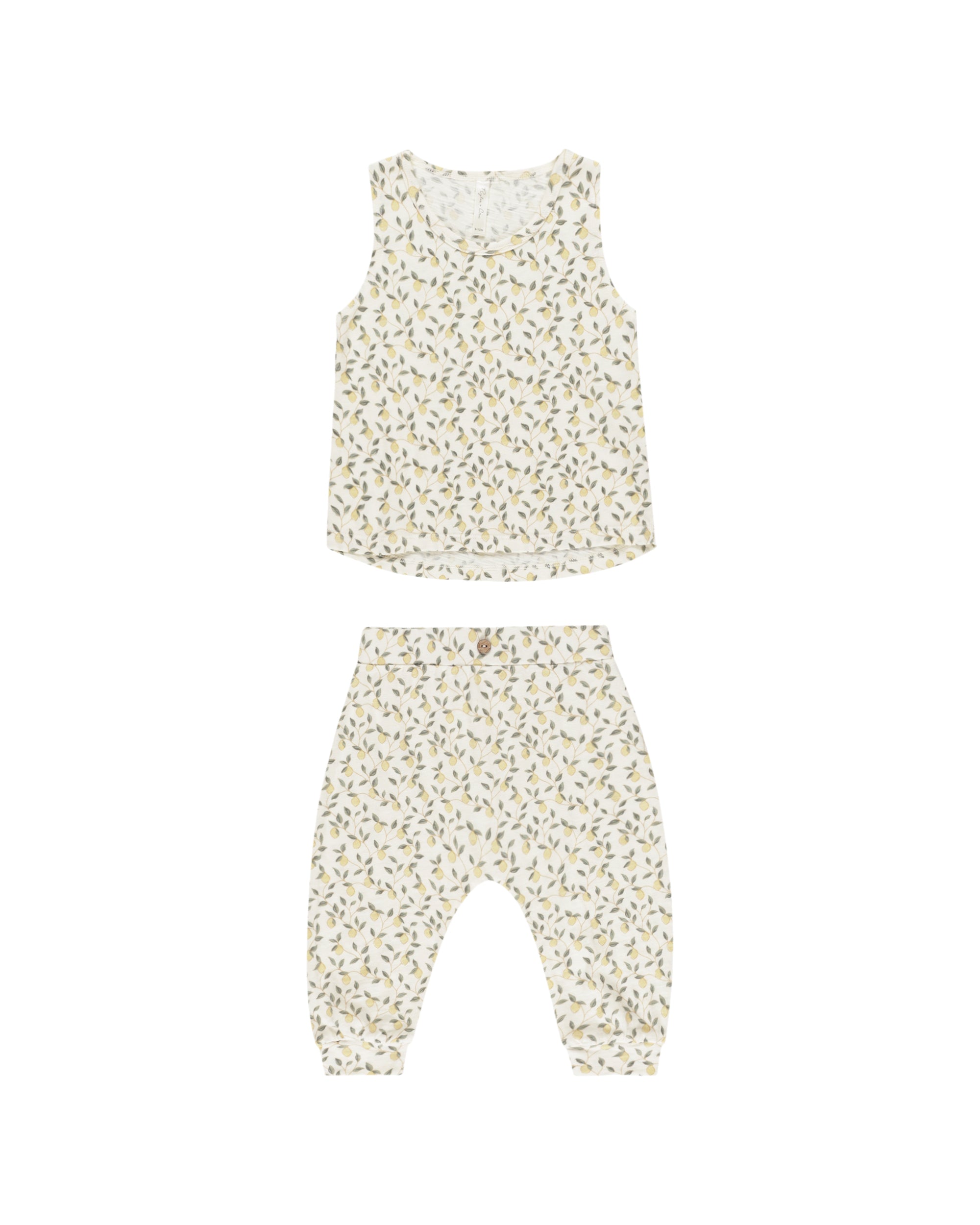 Rylee+Cru | Tank + Slouch Pant Set | Lemons 