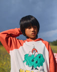 Hello Joy Raglan Sleeves Hoodie