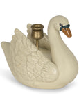 Swan Candle Holder | Creme Swan