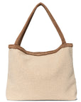 Teddy Mom Bag | Ecru Lammy