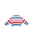 Baby Celosia Jumper | Iris Whisper Stripe