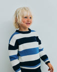 Celosia Jumper | Summer Midnight Stripe