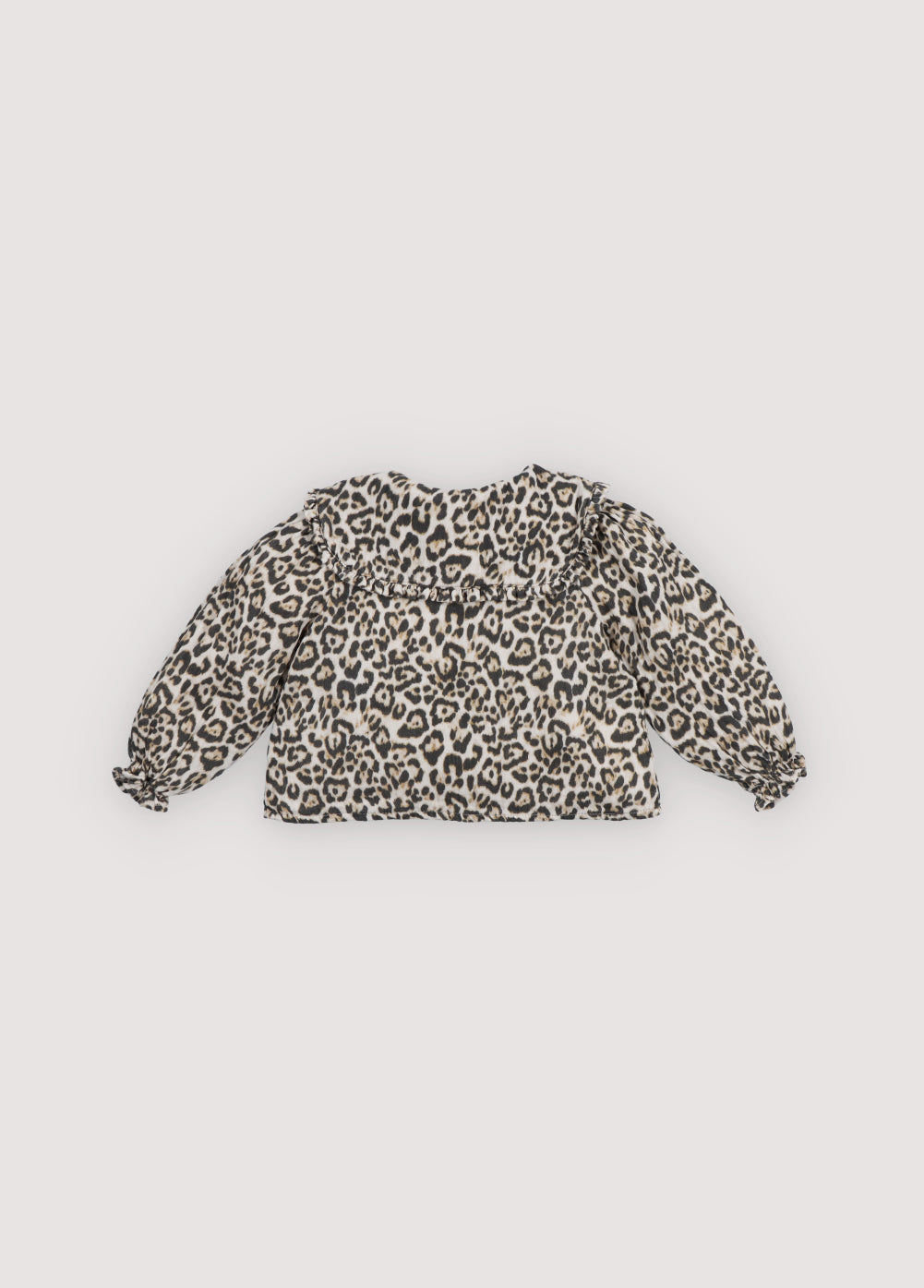 Baby Leopard Print Double Gauze Blouse The New Society