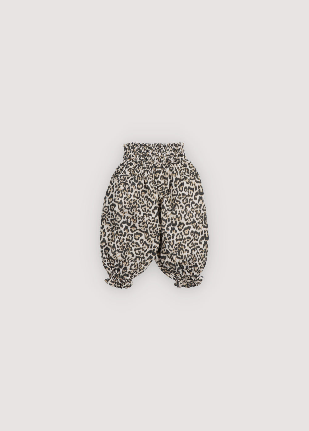 leopard print double gauze cotton baggy pants The New Society