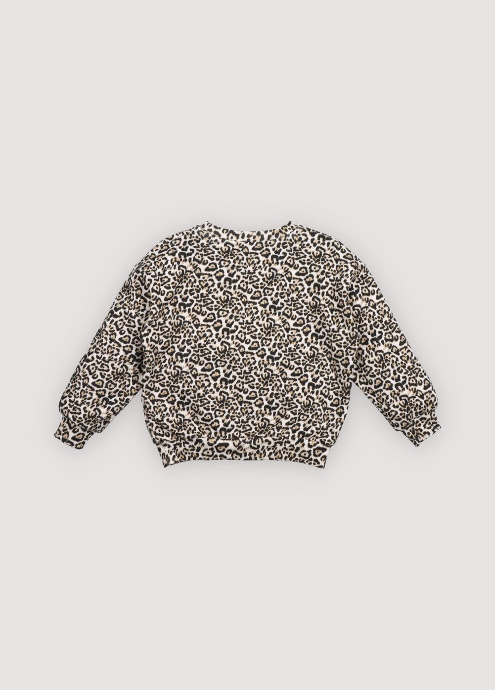 Leopard Print Logo Sweatshirt Nelia The New Society