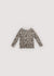 Leopard print ribbed long sleeve top The New Society