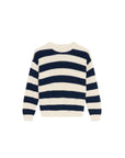 Teen Musa Knit Jumper | Summer Midnight Stripes