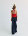 Teen Peony Top | Tulip Red