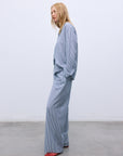 Womens Alheli Shirt | Summer Midnight Stripe