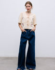 Womens TNS Denim Extra Wide Pant | Indigo Denim