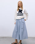 Womens TNS Logo Sweatshirt | Ecru