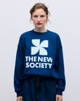 Womens TNS Logo Sweatshirt | Ocean Indigo