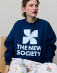 Womens TNS Logo Sweatshirt | Ocean Indigo